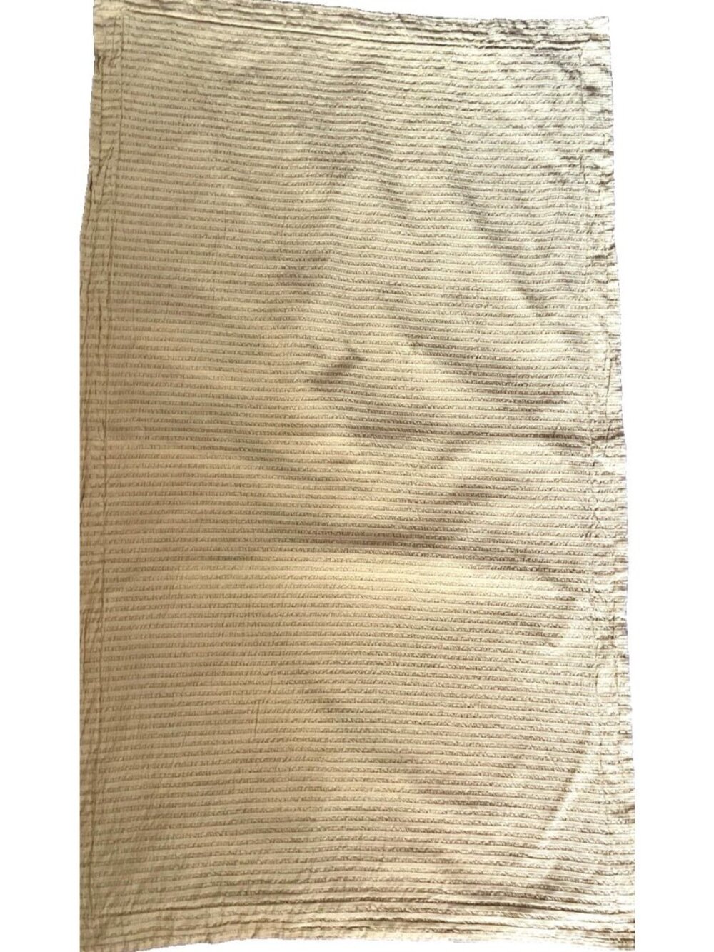 Brooklinen King Pillow Shams Seersucker Mustard Yellow Gold 100% Cotton Portugal - Picture 12 of 15